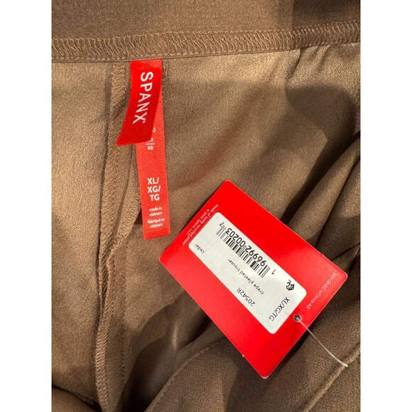 Spanx NWT Crepe Pleated Trouser in Cedar Size XL - Picture 4 of 4